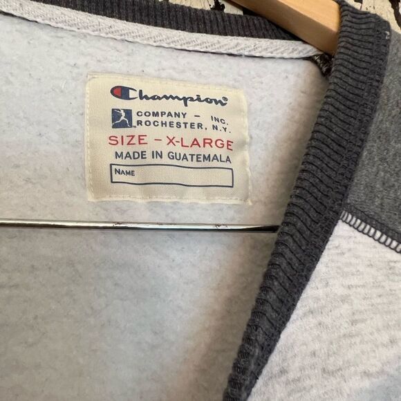 Virginia Tech VT distressed unisex Champion ringer sweatshirt. Size XL. - Picture 6 of 8